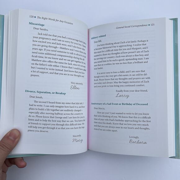 The Right Words for Any Occasion by Erika M Swanson Hardcover Book - Picture 7 of 9